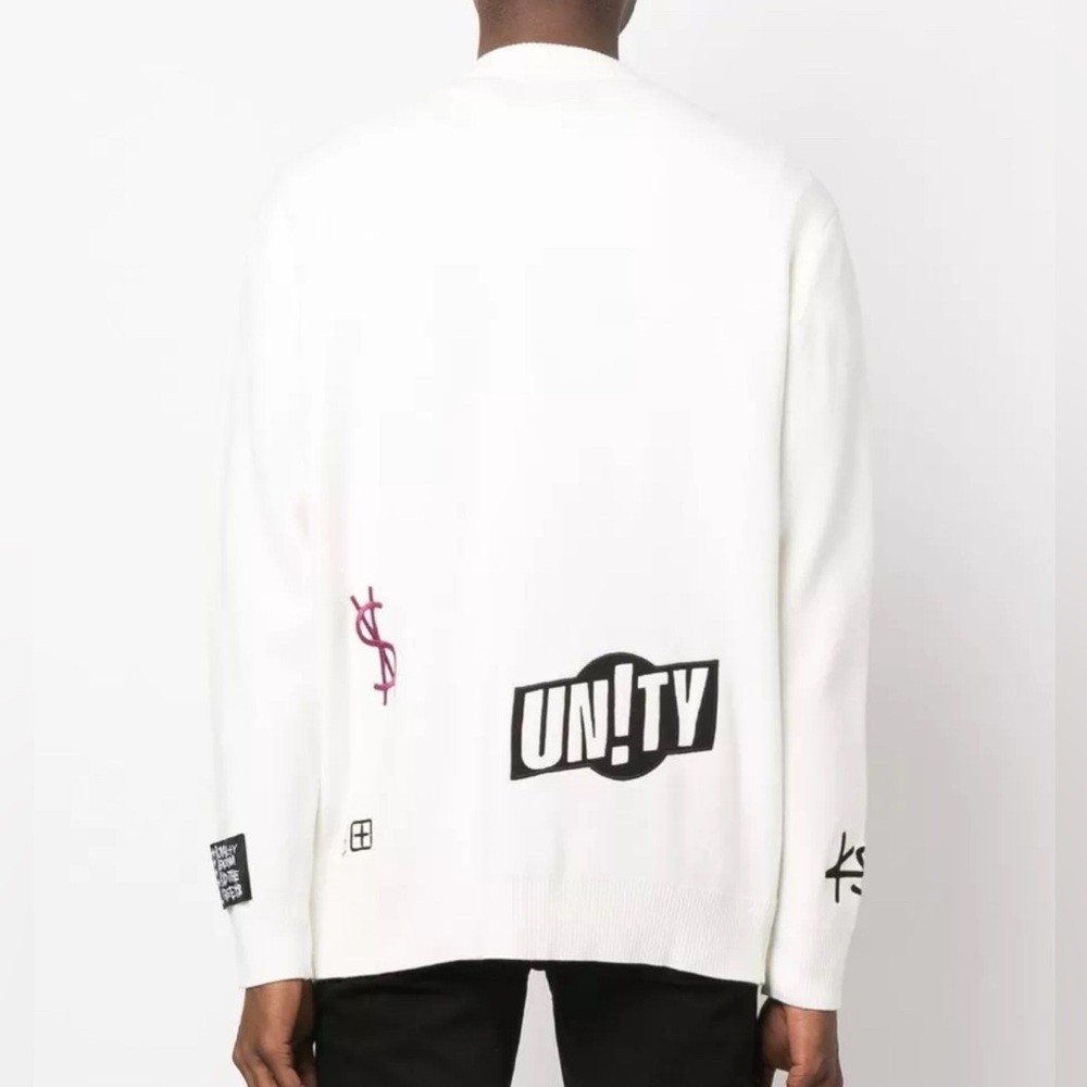 Ksubi Collective Cardigan White 2XL NWT $345 - Picture 4 of 6